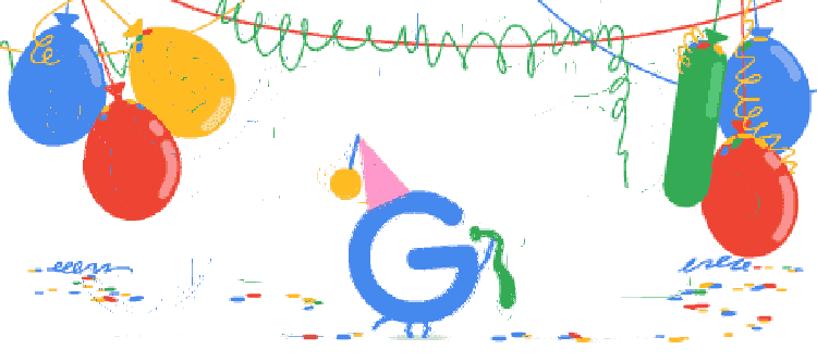 18 anos do Google e um doodle especial para comemorar